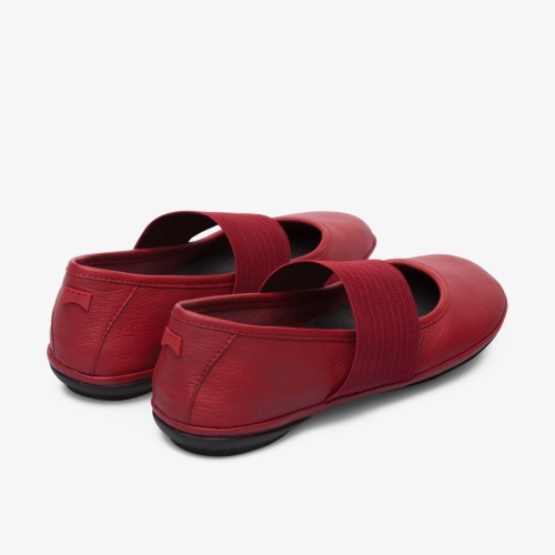 Camper Right Ballerinas Red - Womens Singapore CYHZHJ-213